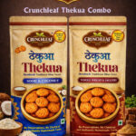 Sooji & Coconut Thekua and Wheat and Jaggery Thekua Combo 500g
