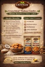 Sooji & Coconut Thekua and Wheat and Jaggery Thekua Combo 500g - Image 3